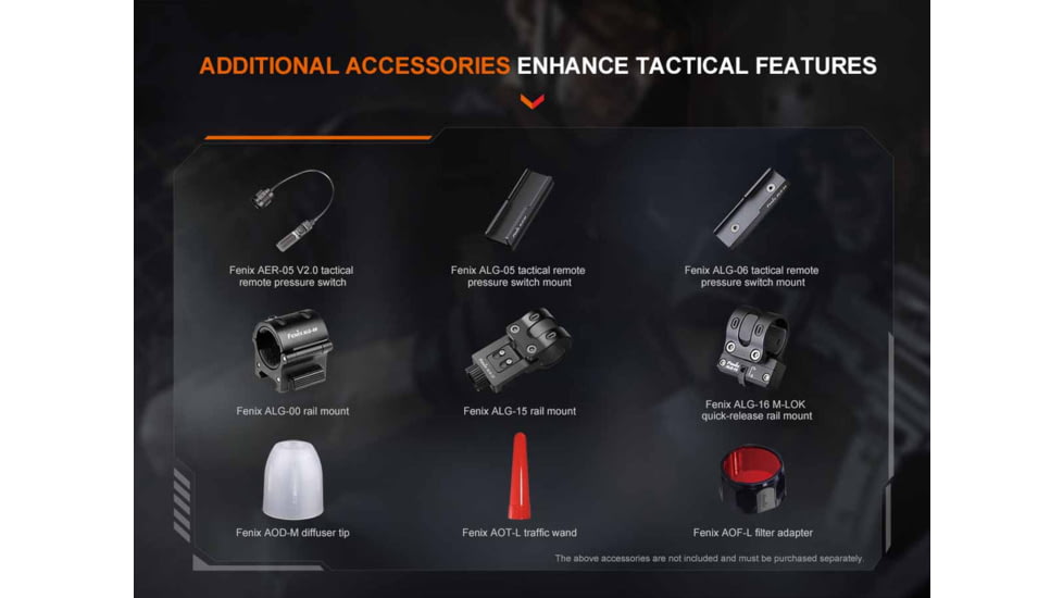 Fenix Lighting TK22R Lithium Ion 3200 Lumens Flashlight