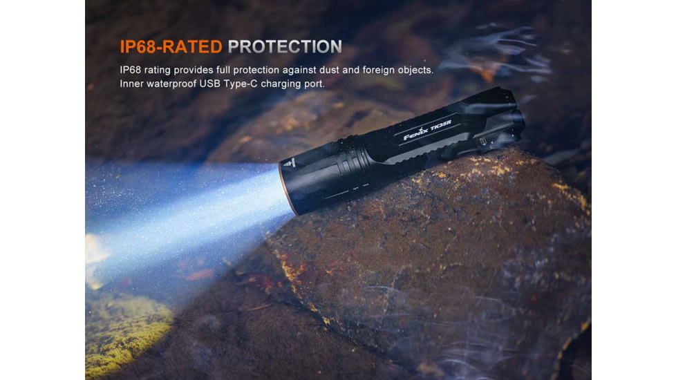 Fenix Lighting TK35R Lithium Ion 5800 Lumens Luminus SFT25R LED, Luminus SST08 UV LED Flashlight, Black, TK35RSFBK