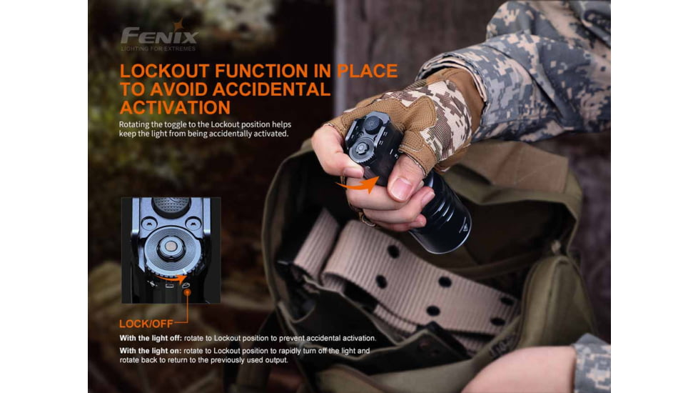 Fenix Lighting TK35UE V2.0 5000 Lumens Luminus SST40 LED Flashlight, Black, TK35V2UE