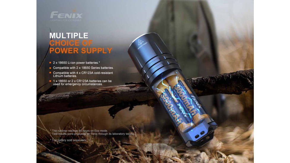 Fenix Lighting TK35UE V2.0 5000 Lumens Luminus SST40 LED Flashlight, Black, TK35V2UE