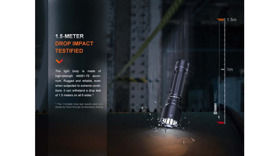 Fenix Lighting WF26R Lithium Ion 3000 Lumens Flashlight