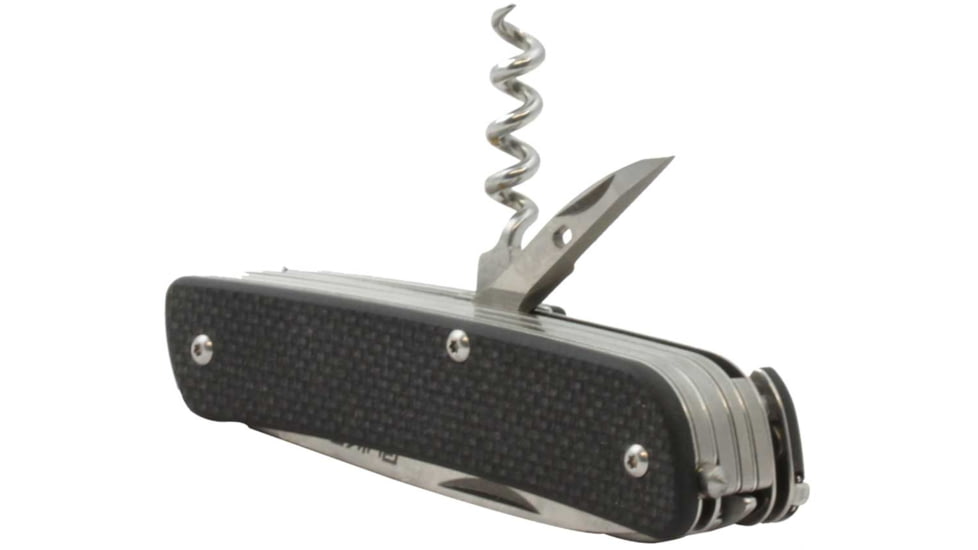 RUIKE M51 Multifunction Knife, 2.79in, 14C28N Stainless Steel, Clip Point, Plain Blade, Black, M51-B