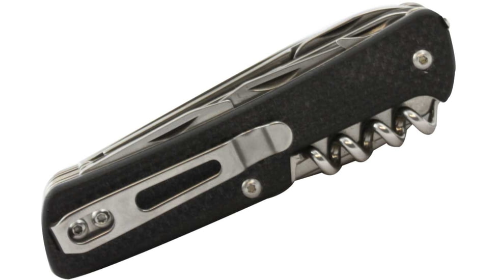 RUIKE M51 Multifunction Knife, 2.79in, 14C28N Stainless Steel, Clip Point, Plain Blade, Black, M51-B