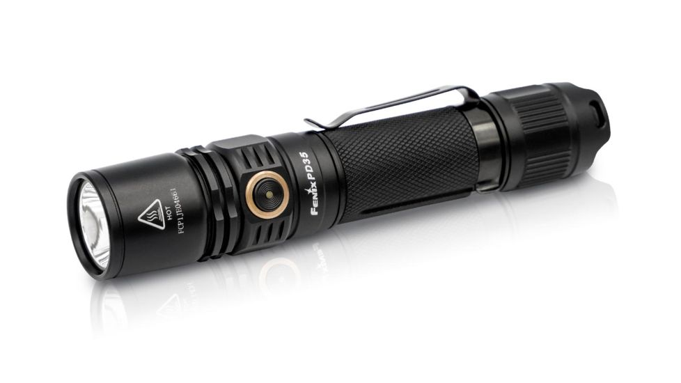 USED Fenix PD35 Version 2.0 Flashlight, 1000 Lumens, Black, PD35V2BK, EDEMO1