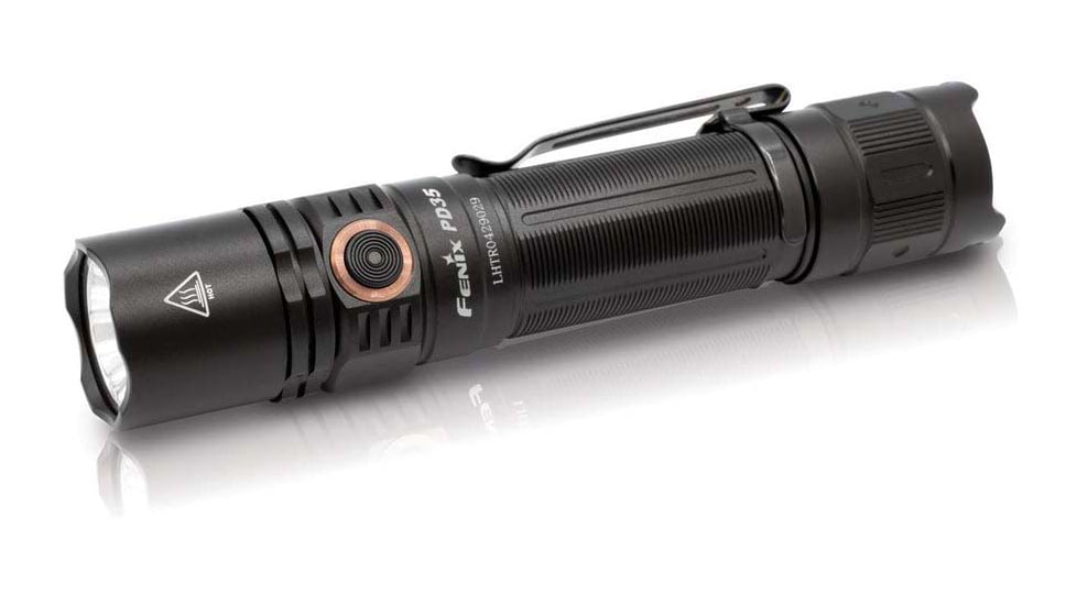 Fenix Lighting PD35 V3.0 Lithium Ion 1700 Lumens Luminus SFT40 LED Flashlight, Black, PD35V3BK