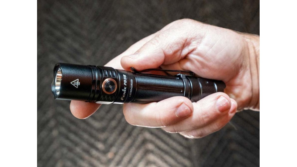 Fenix Lighting PD35 V3.0 Lithium Ion 1700 Lumens Luminus SFT40 LED Flashlight, Black, PD35V3BK