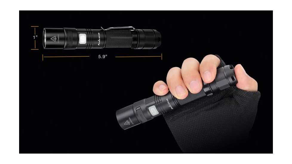 Fenix UC35 High Power Rechargeable Flashlight,960 Lumens,Black UC35L2BK
