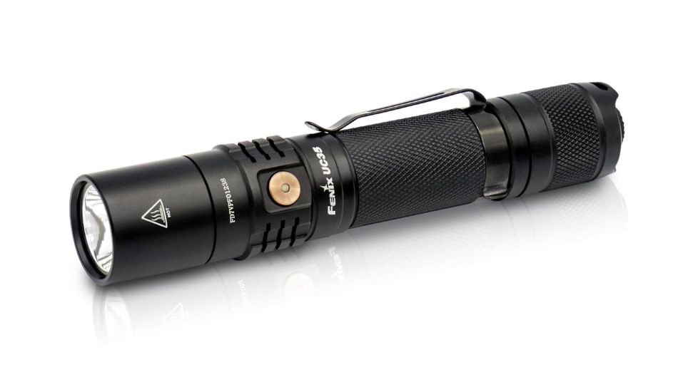 Fenix UC35 Version 2.0 Rechargeable Flashlight, 1000 Lumens, Black UC35V2BK