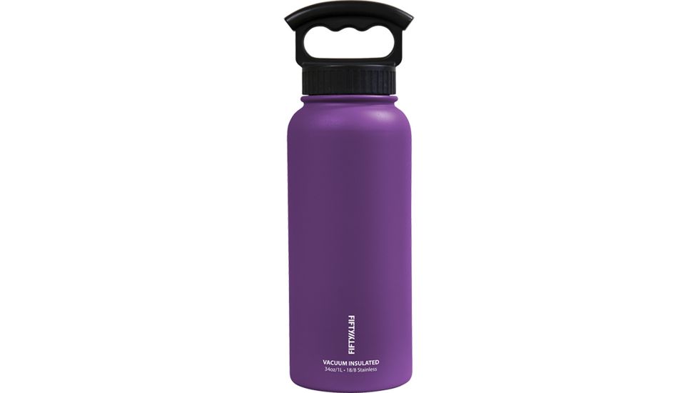 Fifty/Fifty 34oz Vac Insul W/3 Fing Black V34001BK0