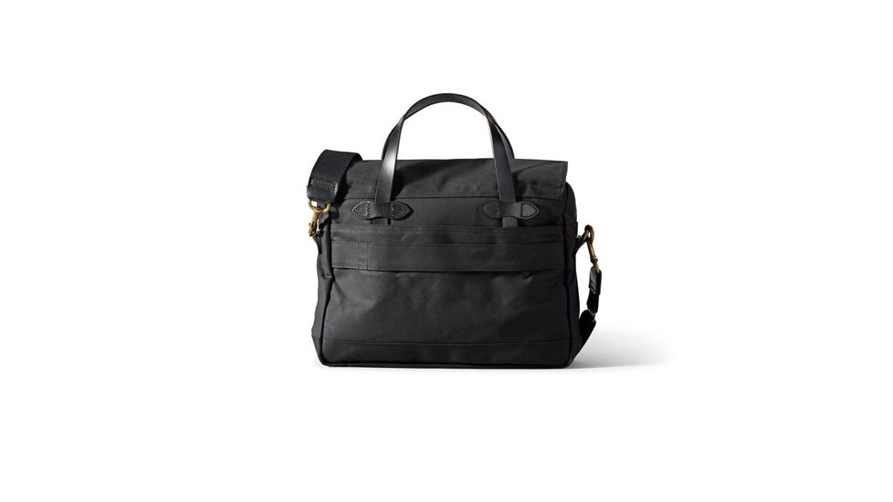 Filson 24 Hr Tin Briefcase, Black, One Size 11070140-Black-OS - Brass
