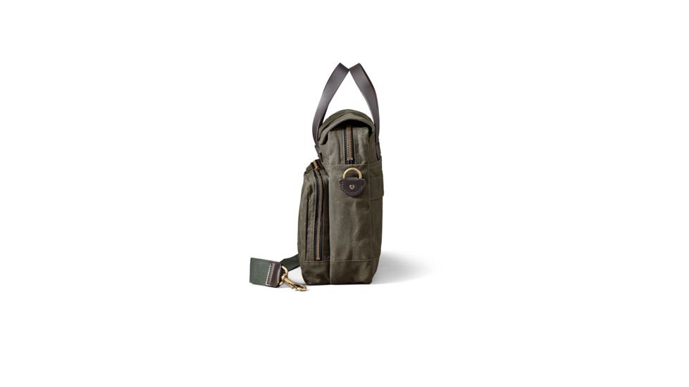 Filson 24 Hr Tin Briefcase, Otter Green, One Size 11070140-OtterGreen-OS - Brass