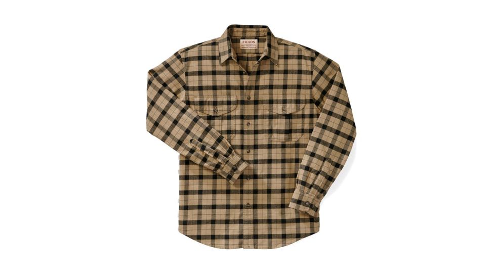 Filson Alaskan Guide Shirt, Camel Black, XS 11012006-CamelBlack-XS