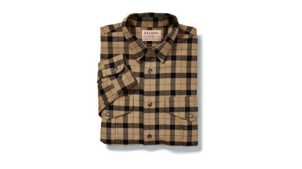 Filson Alaskan Guide Shirt, Cream Black, XXL 11012006-CreamBlack-XXL