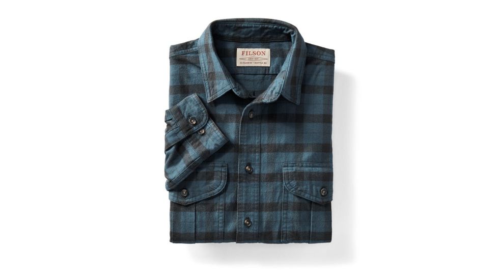 Filson Alaskan Guide Shirt, Midnight Black, XXL 11012006-MidntBlack-XXL