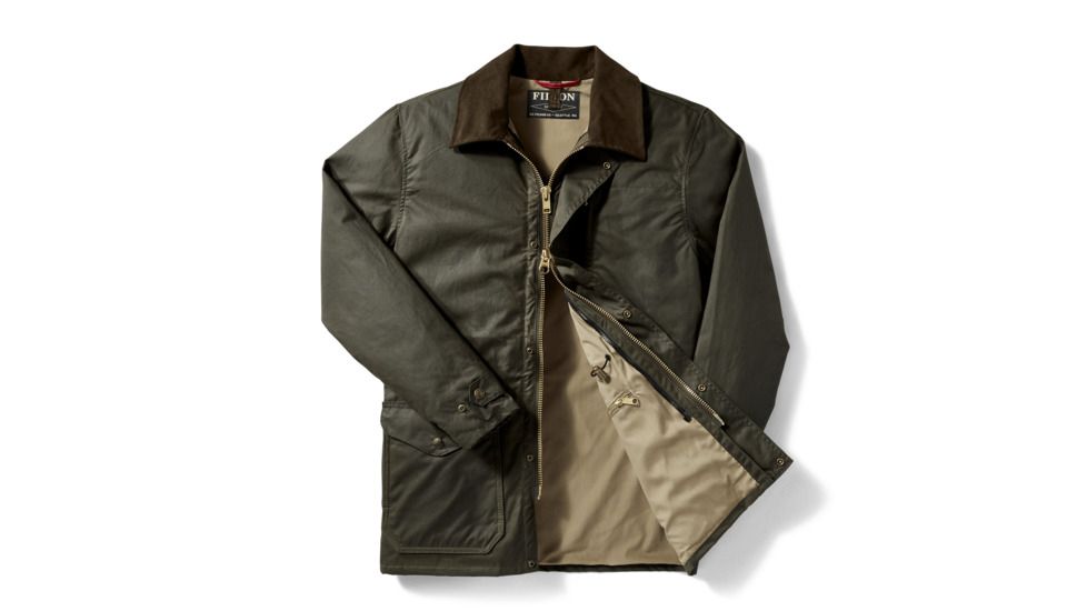 Filson Cover Cloth Mile Marker Coat - Mens, Otter Green, Small, 11010409-OtterGreen-S