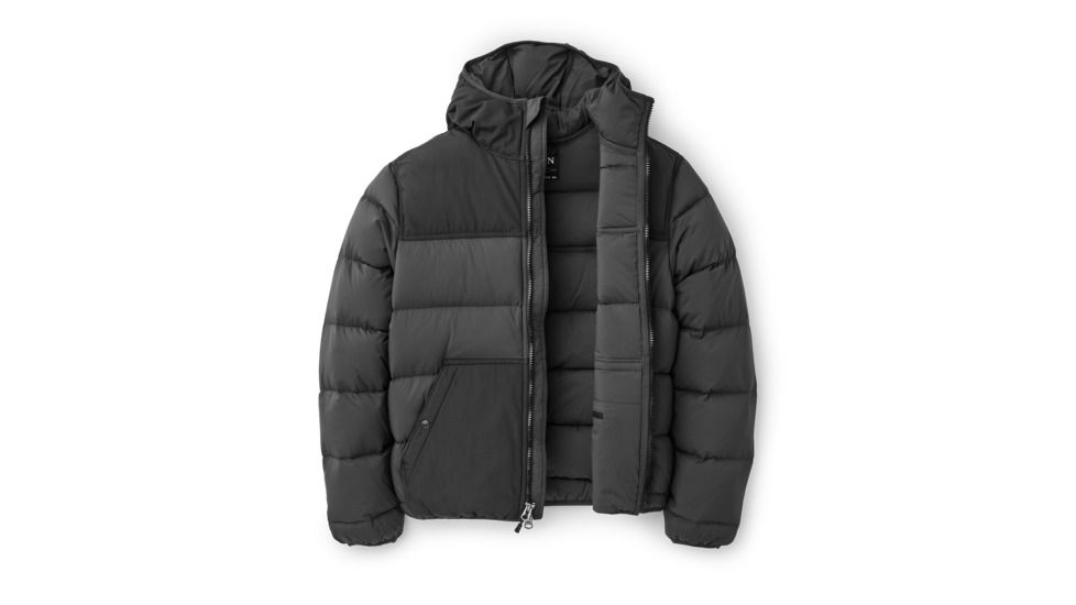 Filson Featherweight Down Jacket - Mens, FadedBlack, Extra Large, 20108278-FadedBlack-XL