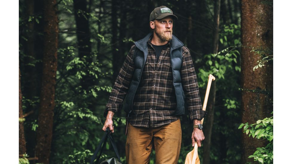 Filson Featherweight Down Vest - Mens, FadedBlack, Small, 20114888-FadedBlack-S