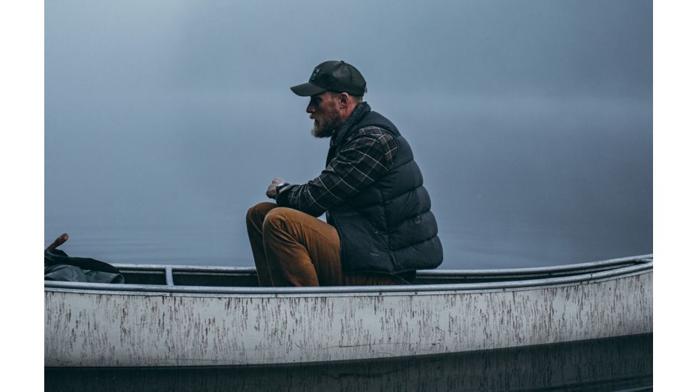 Filson Featherweight Down Vest - Mens, FadedBlack, Small, 20114888-FadedBlack-S