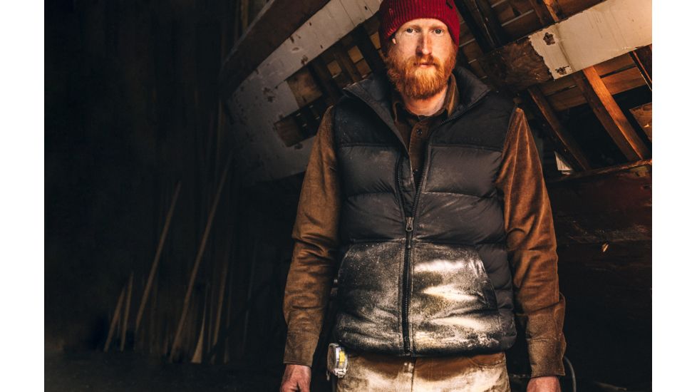 Filson Featherweight Down Vest - Mens, FadedBlack, Small, 20114888-FadedBlack-S