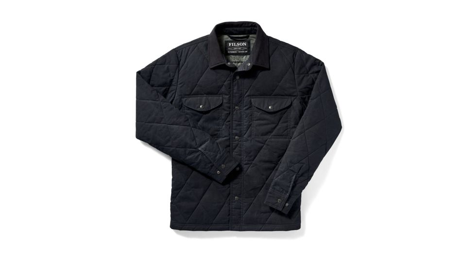 Filson Hyder Quilted Jac-Shirt - Men's, Filson Hyder Quilted Jac-Shirt, Faded Navy, Large, 20019390-Faded Navy-L