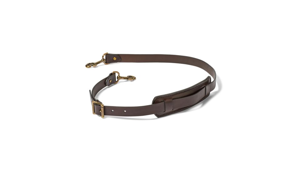 Filson Leather Shoulder Strap, Brown, Large, 20049230-BROWN-L
