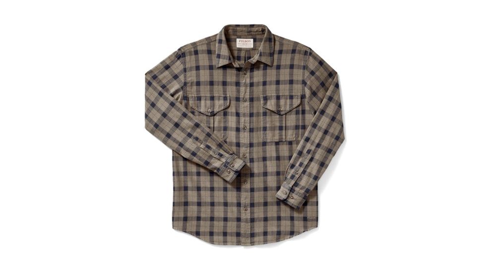Filson Lightweight Alaskan Guide Shirt - Men's, Mignight Navy, Large, 11010743-MdntNavy-L