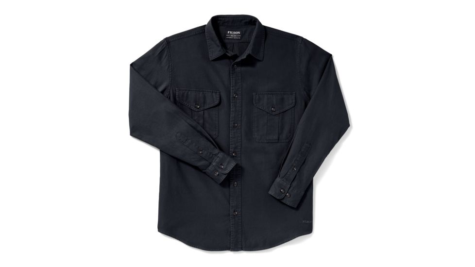 Filson Lightweight Alaskan Guide Shirt - Mens, Mignight Navy, Medium, 11010743-MdntNavy-M