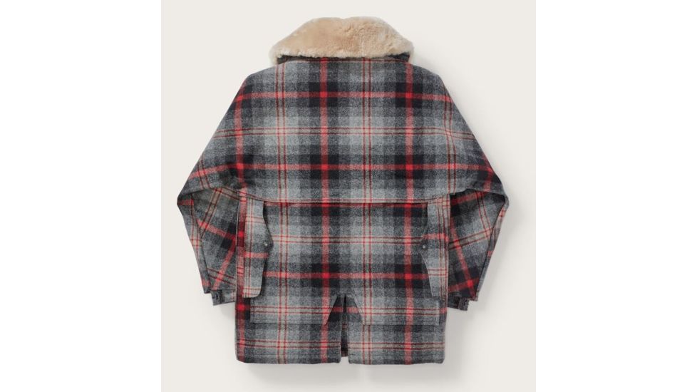 Filson Lined Wool Packer Coat - Men's, RedGrayPld, Small, 20018829-RedGrayPld-S