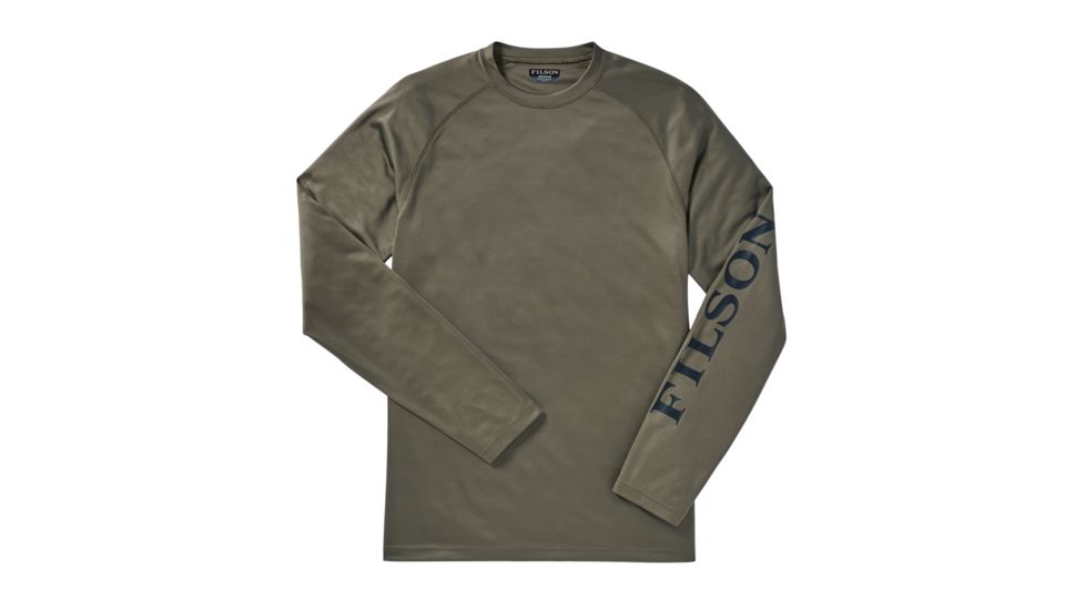 Filson Long Sleeve Barrier T-Shirt, Pale Green, M, 20049635-PaleGreen-M