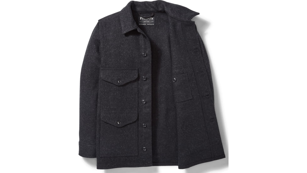 Filson Mackinaw Cruiser - Mens, Charcoal, 38, 11010043-Charcoal-38