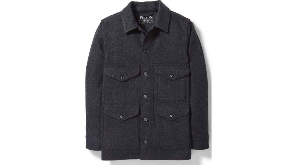 Filson Mackinaw Cruiser - Mens, Charcoal, 38, 11010043-Charcoal-38