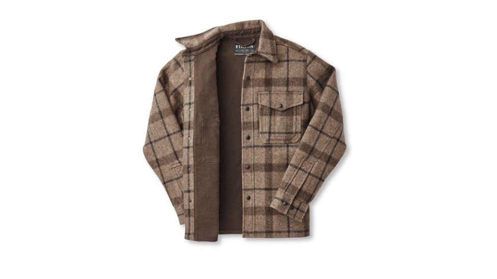 Filson Mackinaw Jac Shirt - Mens, TpeBrnBlk, Small, 11010788-TpeBrnBlk-S