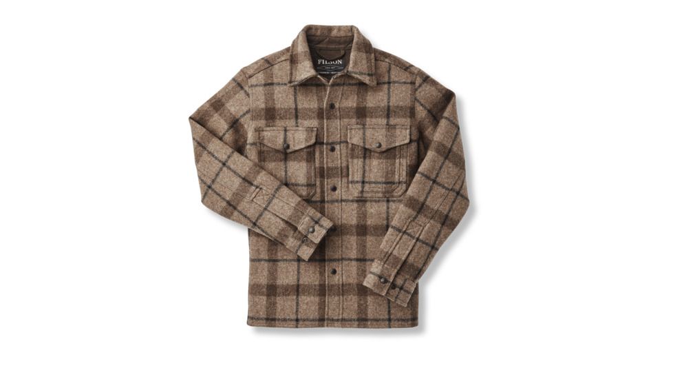 Filson Mackinaw Jac Shirt - Mens, TpeBrnBlk, Small, 11010788-TpeBrnBlk-S