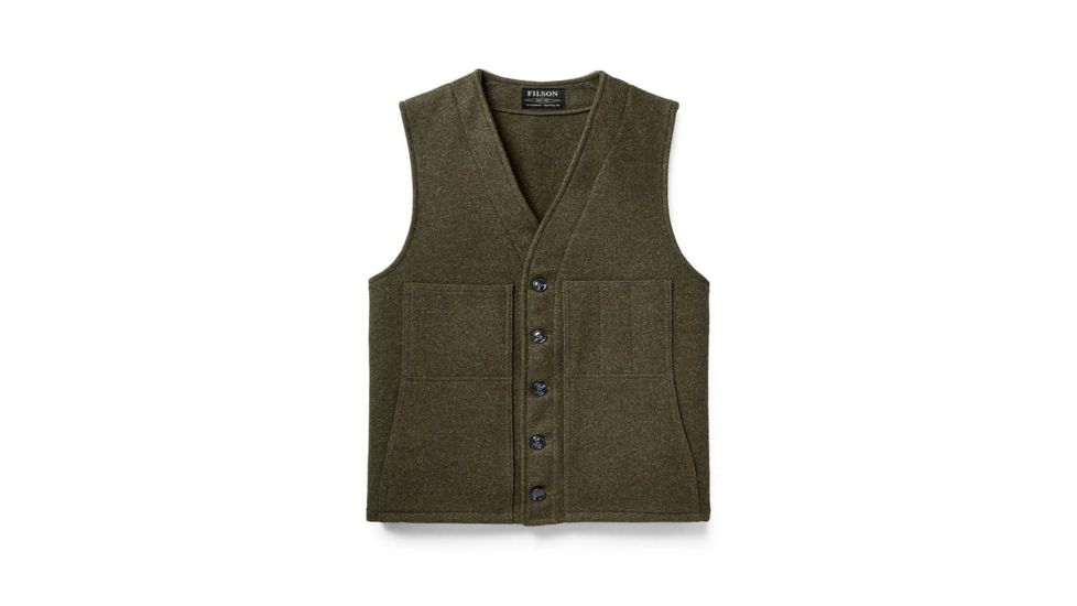 Filson Mackinaw Wool Vest - Women's, Forest Green, M, 11010055-FORESTGRN-M