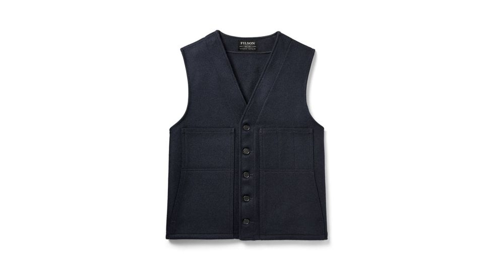 Filson Mackinaw Wool Vest - Women's, Navy, XXL, 11010055-NAVY-XXL