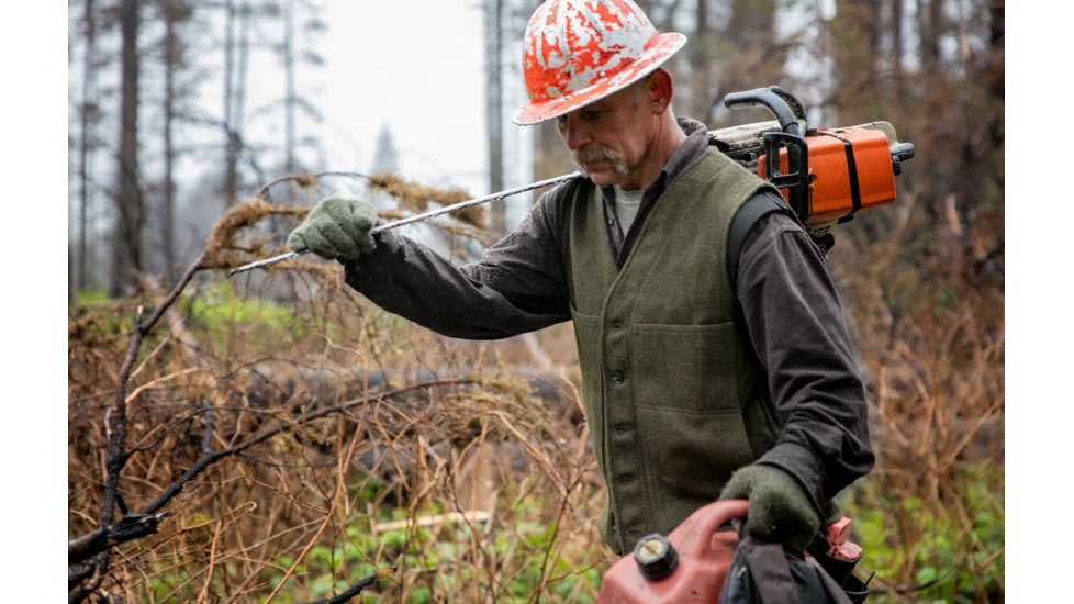 Filson Mackinaw Wool Vest - Alaska Fit - Mens, ForestGrn, 36, 11010055-ForestGrn-36
