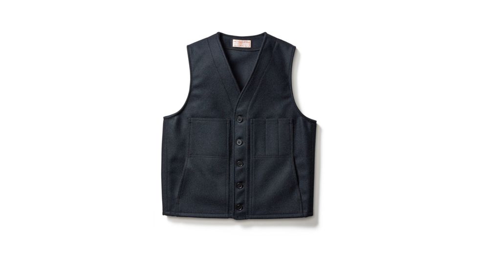 Filson Mackinaw Wool Vest - Women's, Navy, Extra Large, 11010055-NAVY-XL