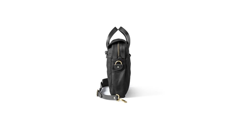 Filson Original Briefcase, Black, OS - Brass 11070256-Black-OS - Brass