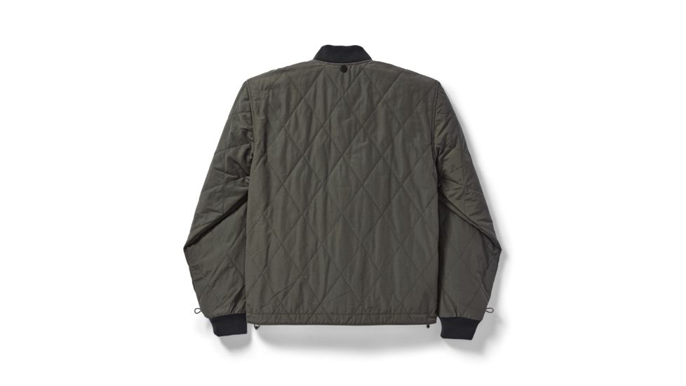 Filson Quilted Pack Jacket - Mens, DarkOtGrn, Small, 20019781-DarkOtGrn-S