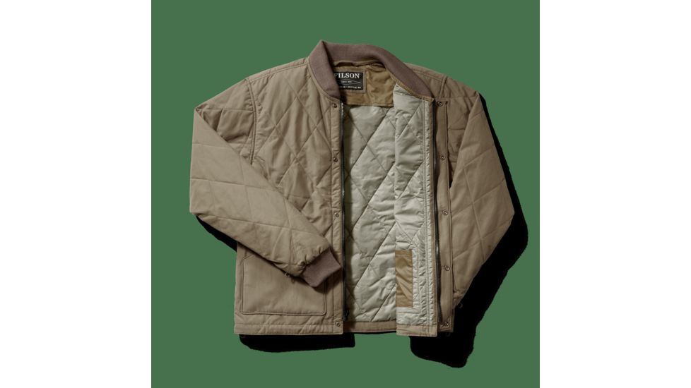 Filson Quilted Pack Jacket - Mens, Tan, Large, 20019781-Tan-L