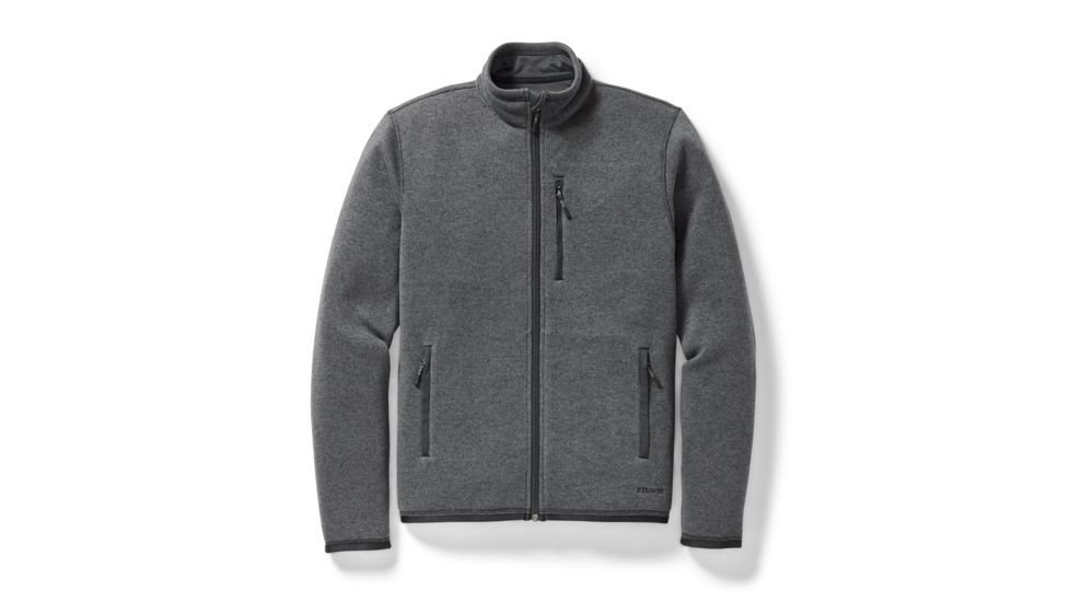 Filson Ridgeway Fleece Jacket - Mens, Charcoal Heather, Medium, 20052630-CHLHTHR-M