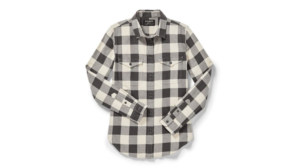 Filson Scout Shirt - Womens, Beige/Copper/Black, Large, 20049643-BgeCopBlk-L