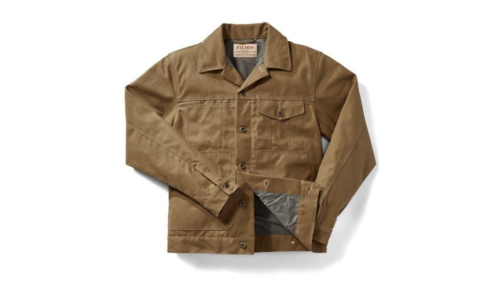 Filson Short Lined Cruiser - Mens, DarkTan, Large, 11010762-DarkTan-L