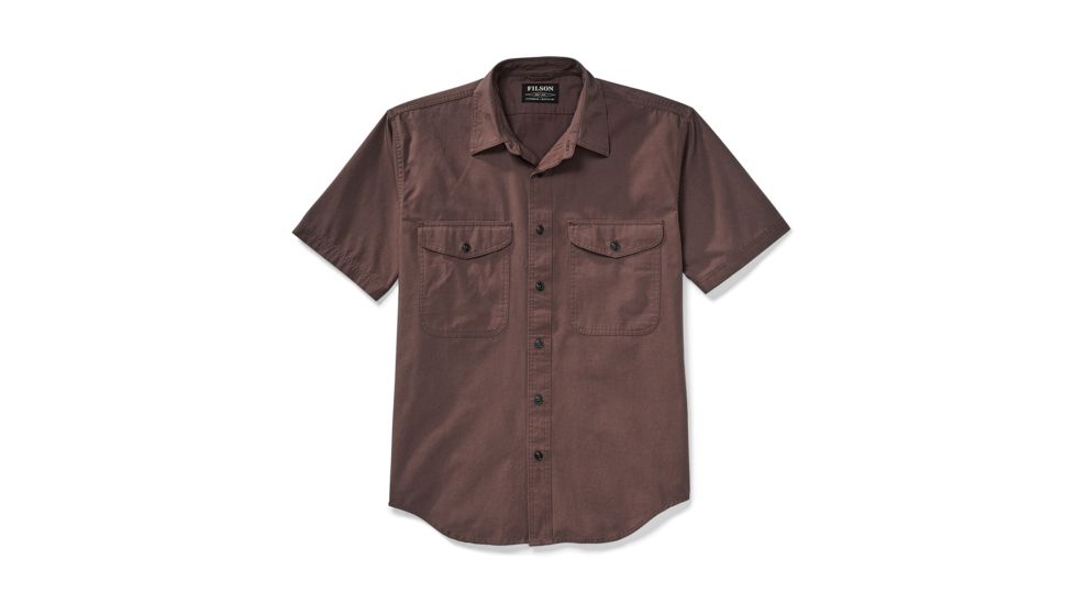 Filson Short Sleeve Field Shirt Mens, Red Clay, 3XL, 20049630-RED CLAY-XXXL