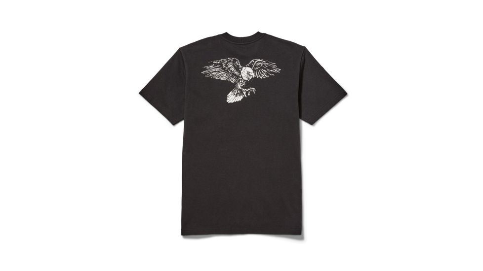 Filson Short Sleeve Outfitter Graphic Tee - Mens, Faded Black - Eagle, Medium, 20112330-FDBLE-M