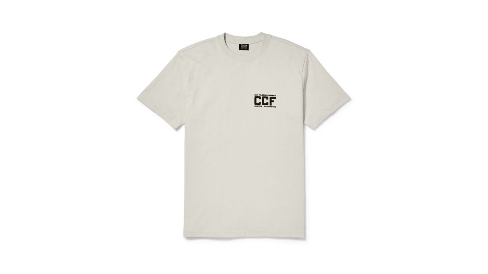 Filson Short Sleeve Outfitter Graphic Tee - Mens, Light Stone - Grizzly, Medium, 20112330-LGTSE-M