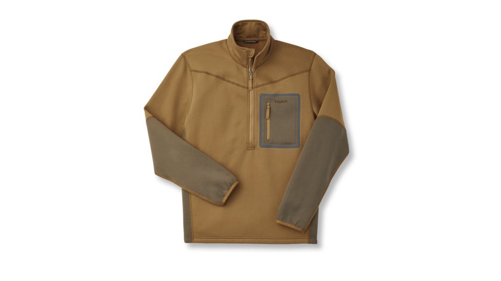 Filson Shuksan Half-Zip Fleece - Mens, DkTnStnBrn, Medium, 20003001-DkTnStnBrn-M