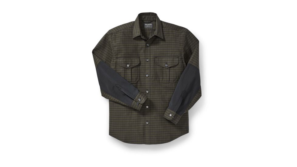 Filson Weather Worker Jac Shirt - Mens, Black/Dark Olive, Small, 20067691-BlkDkOlive-S