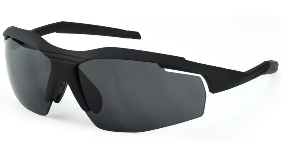Filthy Anglers Badger Sunglasses - Mens, Matte Black Frame, Smoked Polarized Lens, BADMBK01P