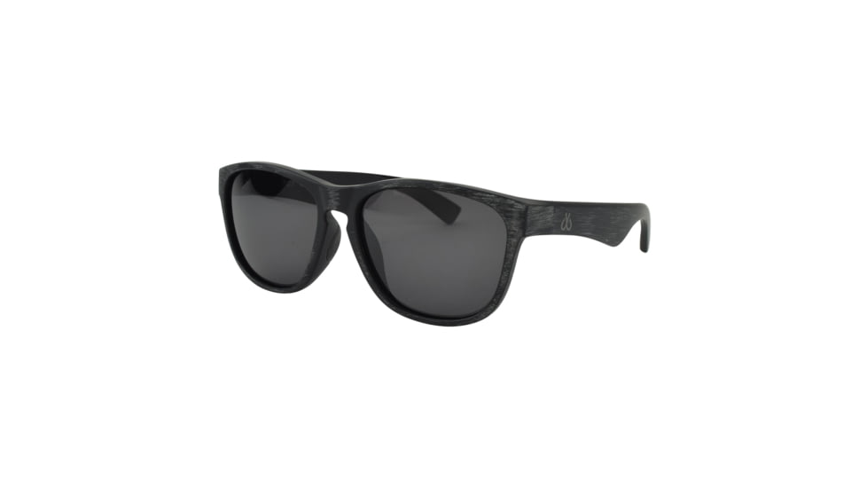 Filthy Anglers Fox Polarized Sunglasses, Smoked Polarized, Matte Black/ Brushed Silver, FOXBSB01P